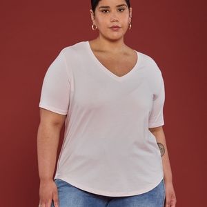 US | NWT V Rex Pale Pink Tee